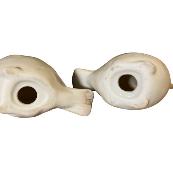 Ceramic Bird Figurines Set Of 2  Decorative Home Accent Collectibles - Picture 6 of 9